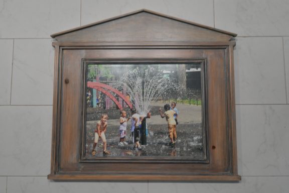 Custom Picture Frame Burnished- 30" x 35"