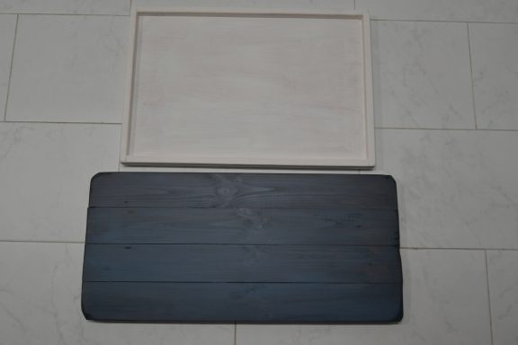Shadow Box Frame & Plank Board Plaque